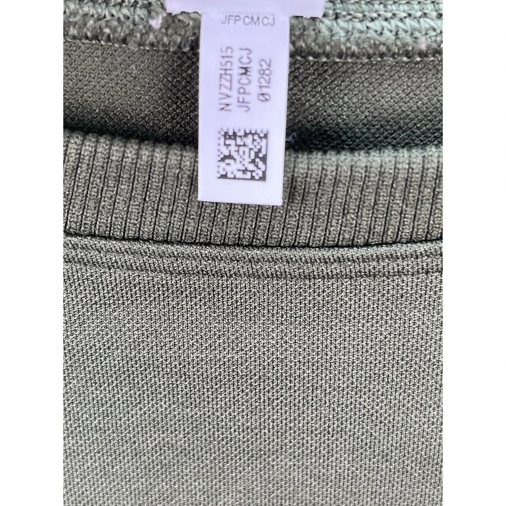 Offline By Aerie Olive Green Cropped Sidewalk Seamless Long Sleeve‎ Sz XL - Picture 7 of 8